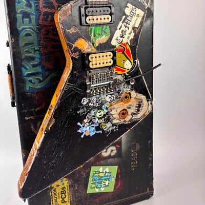 Hamer Custom Explorer 1980s 4 digit serial Orig. HSC, hang tag and era Photo! image 3