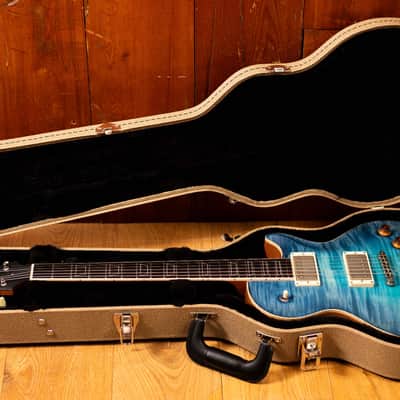 Nik Huber Orca 59 Blue Turquoise Glow Brazilian RW Fretboard image 16