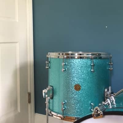 Gretsch New Classic Drums 2012 Turquoise Sparkle image 5