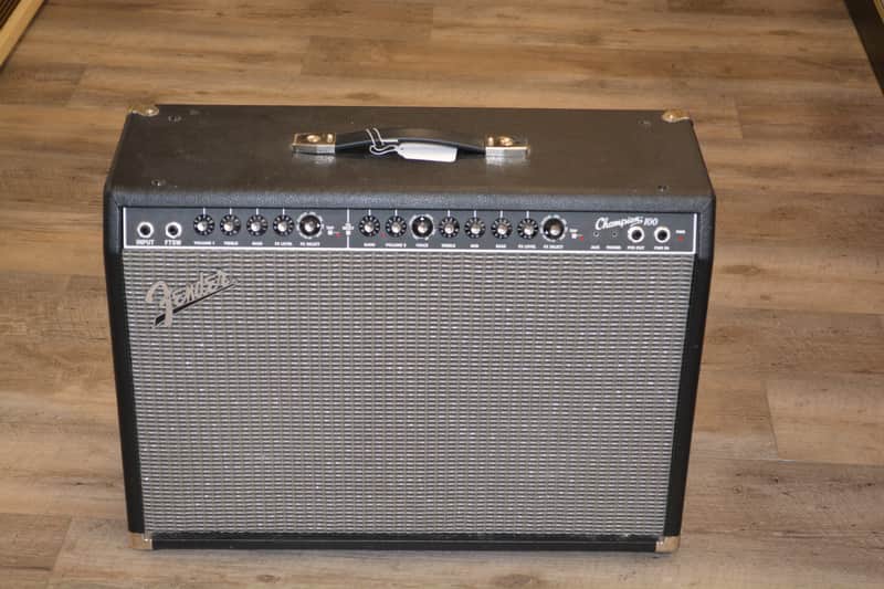 Fender Champion 100 2-Channel 100-Watt 2x12" Solid State Guitar Combo 2013 - 2024 - Black image 1