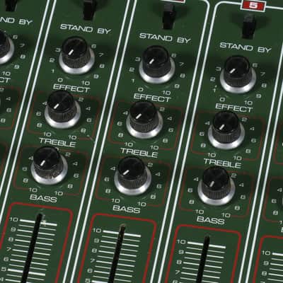 Roland PA-120 vintage 8-channel mixer with RE-201 spring reverb (serviced) imagen 4