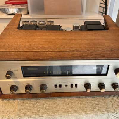 Fisher 500C Stereo Tube FM Receiver Vintage 1960s, Wood Cabinet, Tested working, cabinet is not attached image 5