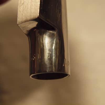 Arnold Brilhart Level Air Alto Saxophone Mouthpiece #7 tip opening at .091 Stainless Steel image 9