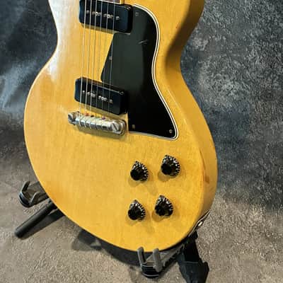 GIBSON LES PAUL TV SPECIAL 1957 - TV YELLOW - 100% ORIGINAL EXCEPT FOR TUNER BUTTONS image 5