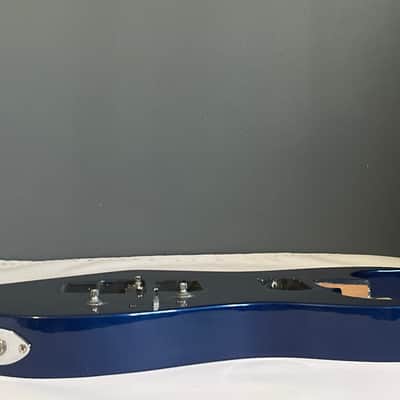 2000's India Jackson JS30 JS Series Dinky Blue Mahogany Guitar Body Floyd Ready image 22