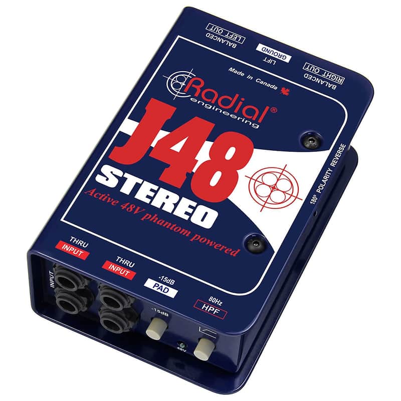 Radial J48 Stereo Active Direct Box image 1