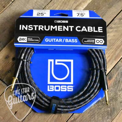 Mint BOSS BIC-25 Instrument Cable - 25ft/7.5M - Straight/Straight  - 1/4" Jack image 2