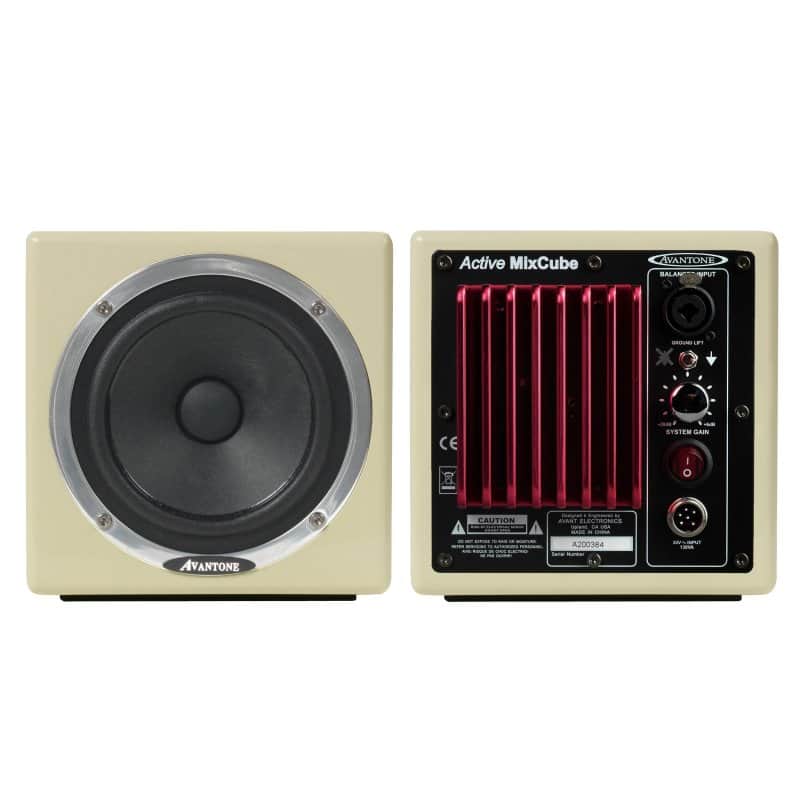 Avantone Pro Active MixCube Powered Reference Monitor Pair (Cream) image 1