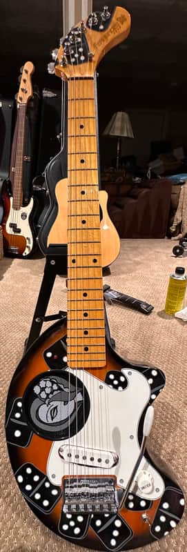 RARE! Fernandes Zo-3 Nomad ArtRock Series Eric Clapton  Domino -SUNSHINE LOVE inspired Electric Guitar image 1