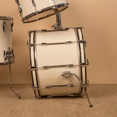 1970s Premier B303 White Duroplastic Drum Set image 7