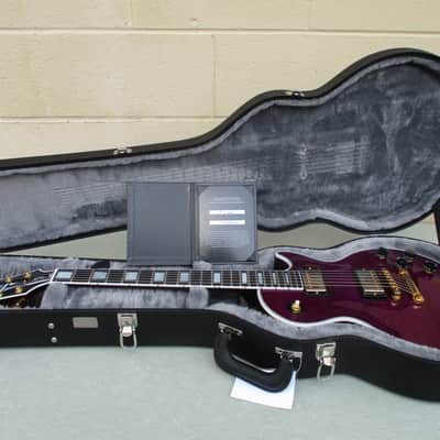 Gibson Made to Measure Les Paul Custom 2021 in Transparent Purple Gloss w/Full Warranty! image 2