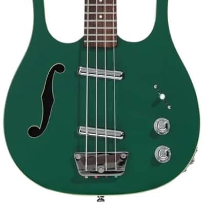 Danelectro D58LHB-JADE 1958 Longhorn Body with F-Hole Short Scale Neck 4-String Electric Bass Guitar image 1