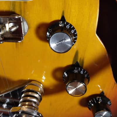 Kawai Vintage Made in Japan Semi Hollow Body Archtop Electric Guitar 1960s Sun Burst image 14