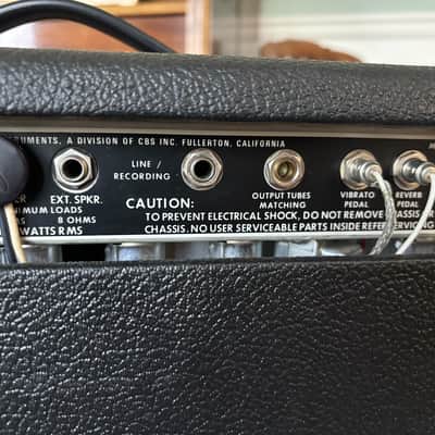 Fender Vibrosonic Reverb 2-Channel 100-Watt 1x15" Guitar Combo 1972 - 1976 - Silverface image 4
