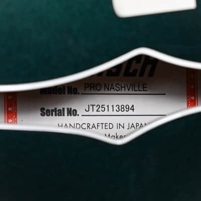 Gretsch Professional Nashville HolloBody w/ String-Thru Bigsby- Cadillac Green w/ Gold Hardware 2025 (JT25113894) image 15