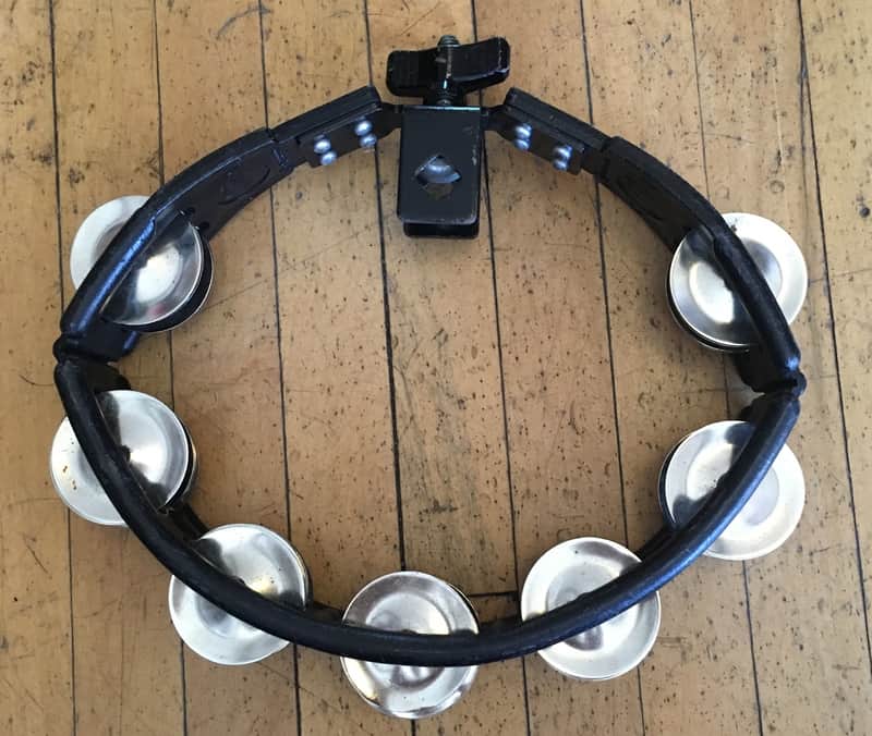 Latin Percussion LP160 Cyclops Mountable Tambourine w/ Double Row Steel Jingles image 1