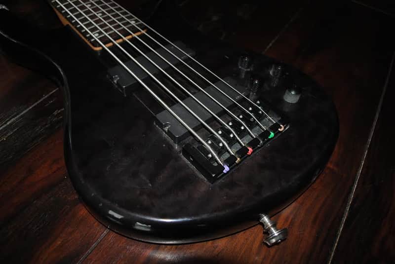 Spector Legend Classic 6-string Bass 2002 Black Quilt image 1