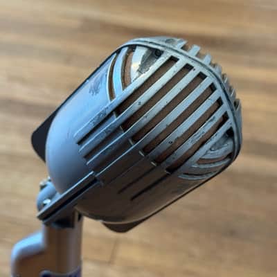 Vintage Shure 708A Dynamic Microphone + Cable Stratoliner "Zeppelin Mic” Working, Sounds Great! image 13