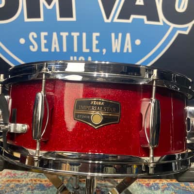 Tama - 5x14" Imperialstar Snare Drum 2000's - Red Sparkle image 4