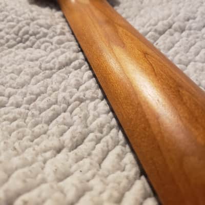 # WNS-R14-The best neck you ever felt or a FULL refund ! -USA made, Roasted, Nitro neck, Rosewood finger board, Rounded fret ends, NO fret tangs, Made for a Strat body. image 3