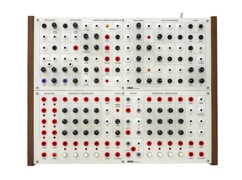 Random Source Serge Paperface 50 Modular Synthesizer (Helios + Tempo Di Roma) [DEMO] Bild 1