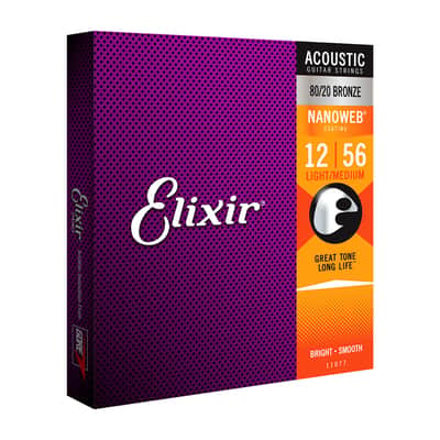11077 Nanoweb 12/56 Light Medium Elixir image 6