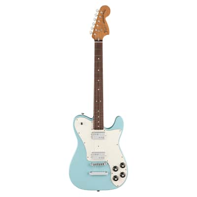 Used Fender Kingfish Delta Day Telecaster Deluxe - Daphne Blue w/Rosewood FB image 2
