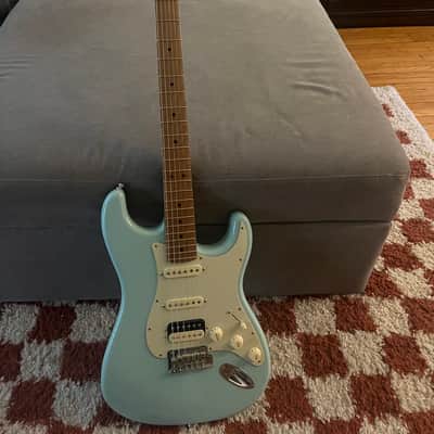 Fender American Professional Stratocaster HSS with Roasted Maple Neck 2020 Daphne Blue image 1
