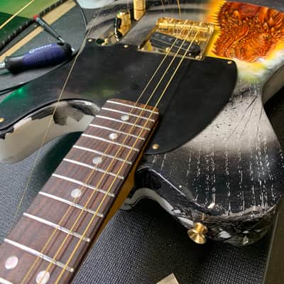 Fender  Esquire-Telecaster 6lb. Custom built w/ custom shop case By former Fender artist and worker. image 14