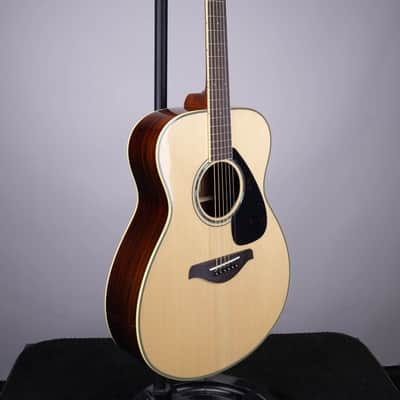 Yamaha FS830 Concert Acoustic Guitar - Natural Solid Spruce Top image 3