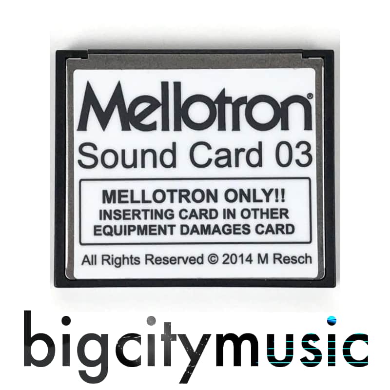 Mellotron Sound Card 03 image 1