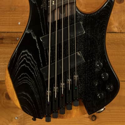 Ibanez EHB1135MS EHB Series Bass - Panga Panga - Silver Wave Black - Multi-Scale - 5-String image 10