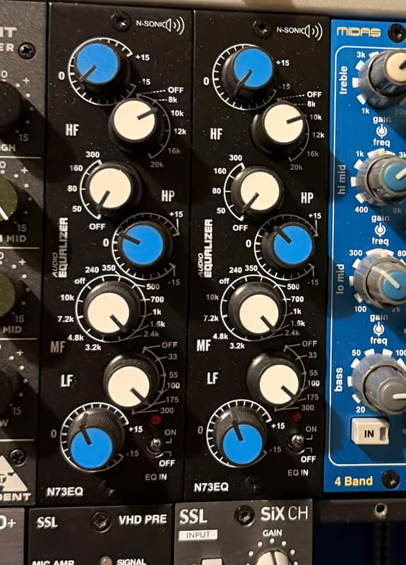 N-SONIC N73EQ 500 Series 1073 Equalizer EQ image 1