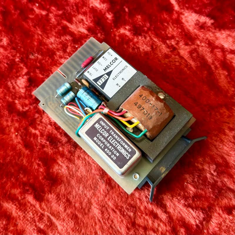 Melcor AML-27 preamplifier module c 1969 pre API MAP original vintage USA micpre mic preamp image 1