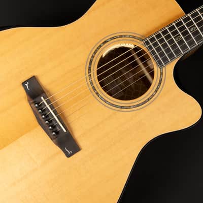 2022 Cort Gold Edge - Natural | All Solid Grand Auditorium Acoustic Guitar Torrefied Sitka Spruce Top Myrtlewood L.R. Baggs Anthem Pickup | OHSC image 6
