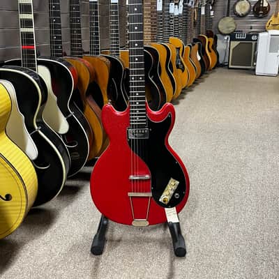 Hofner Colorama I 1960s Red Vinyl Electric Guitar image 1