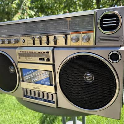 National RX-5160 Rare Vintage JDM Cassette Boombox Getto blaster Warranty Hi-Fi image 4