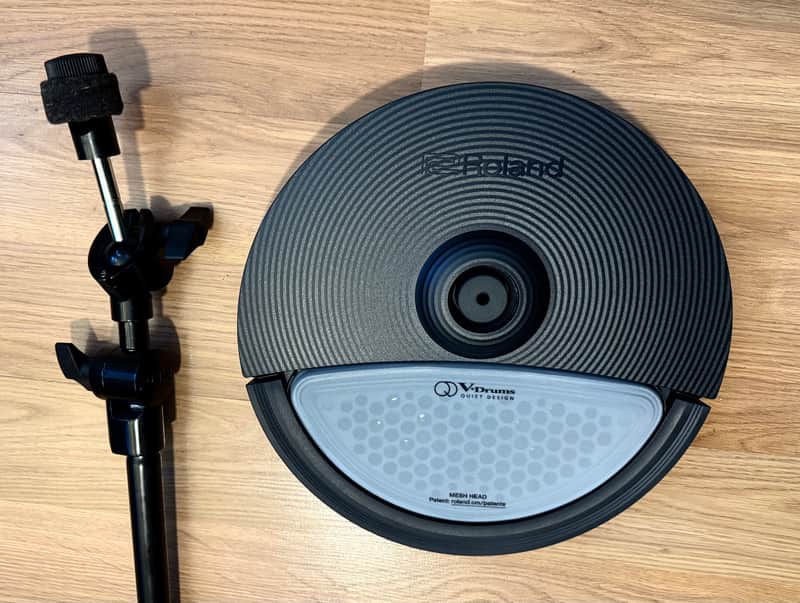 Roland CYQ-12 V-Drum Electronic Drum Cymbal Pad and MDY-STD Cymbal Mount image 1