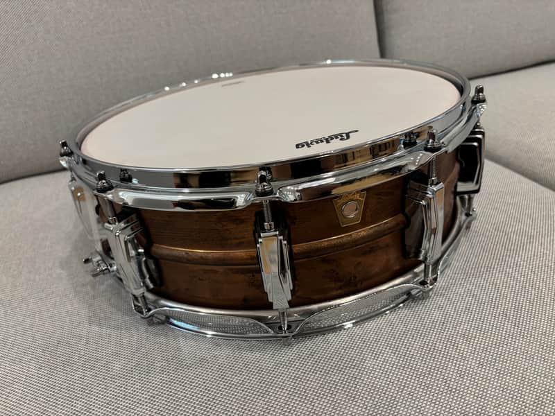 Ludwig Copperphonic Snare Drum 14x5” with patina finish *MINT* image 1