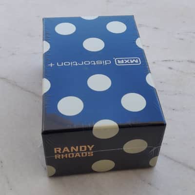 MXR RR104 Randy Rhoads Signature Special Edition Distortion + 2024 - Present - Black / White Polka Dots / Still SEALED! image 2