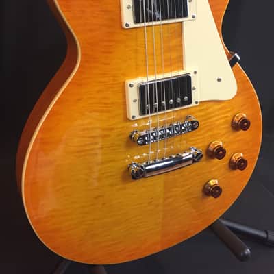Agile AL-2000 Electric Guitar Flamed Lemon Burst image 3