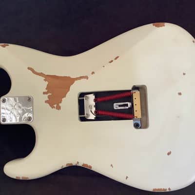 EVH Frankenstein Series Relic White With Upgrades image 7