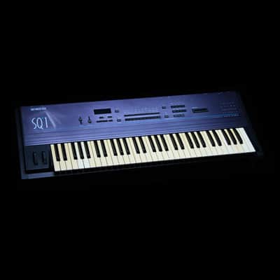 *All Original* 1990 Ensoniq SQ-1 Personal Music Studio 61-Key Synth/Workstation SQ1 | Synthesis Drums Sequencer Effects | Inc. Footswitch, Manual and Power Cable | SQ 1 Serial SQ-14869