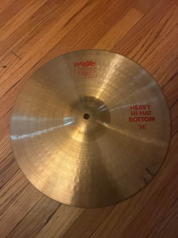 Restored Paiste 14" 2002 Heavy Hi-Hat Cymbals (bottom only) 1971 - 1980 - image 1