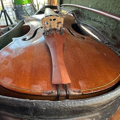 John Richard Smith Slingerlands Correspondence School Stradavarious Vintage Chicago Illinois 4/4 Violin w/ Case image 1