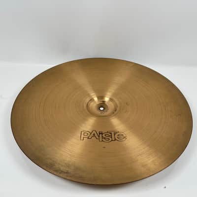 Paiste 2002 Black Logo 20" Ride Cymbal Vintage Used image 5