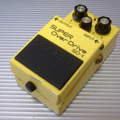 Boss SD-1 Super Overdrive 1981 - 1988 Made In Japan | Reverb