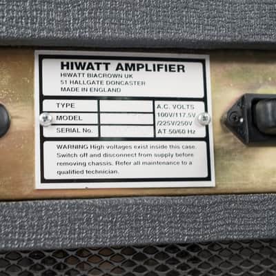 Hiwatt Custom Hiwatt 50 SA112 Owned By Billie Joe Armstrong Of Green Day image 4