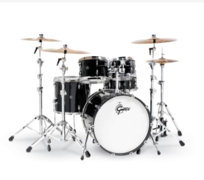 Gretsch Renown 5-Piece Drum Set (22/10/12/16/14sn) Piano Black image 1