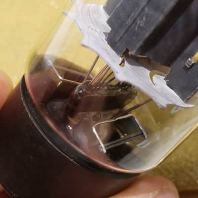 RCA ONE (1) 6L6GC bottom getter black plate AT1000 TESTED Vacuum Tube 6L6 Beam Power Tetrode 1959-1960 image 6